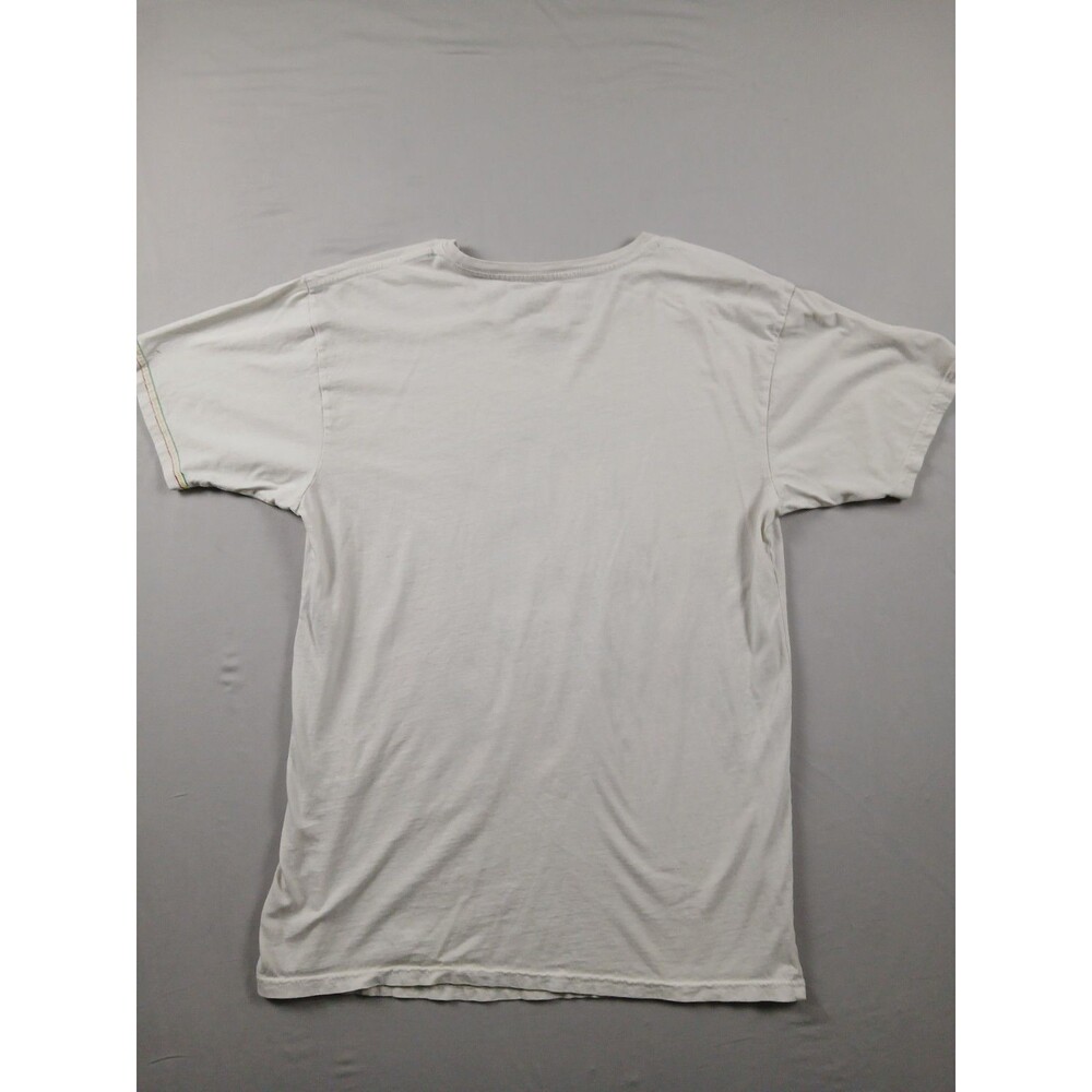 Billabong x Bob Marley Graphic T-Shirt Mens L Large Organic Cotton Rasta Colors - Picture 12 of 14